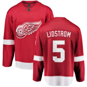 Herren Detroit Red Wings Eishockey Trikot Nicklas Lidstrom #5 Breakaway Rot Fanatics Branded Heim